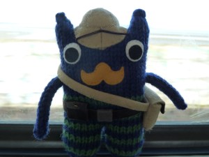 Victorian Explorer Beastie on the train