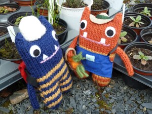 Explorer Beastie and Gardener Beastie