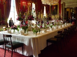Dinner Table at Chatsworth House
