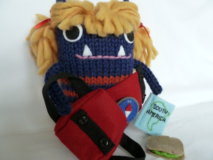 Explorer Girl Beastie - CrawCrafts Beasties