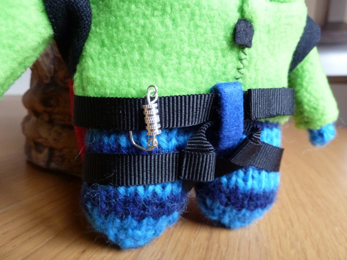 Climber Beastie Harness and Carabiner by CrawCrafts Beasties