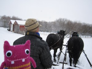 Reader Beastie on the Bale Wagon - CrawCrafts Beasties/N Couture