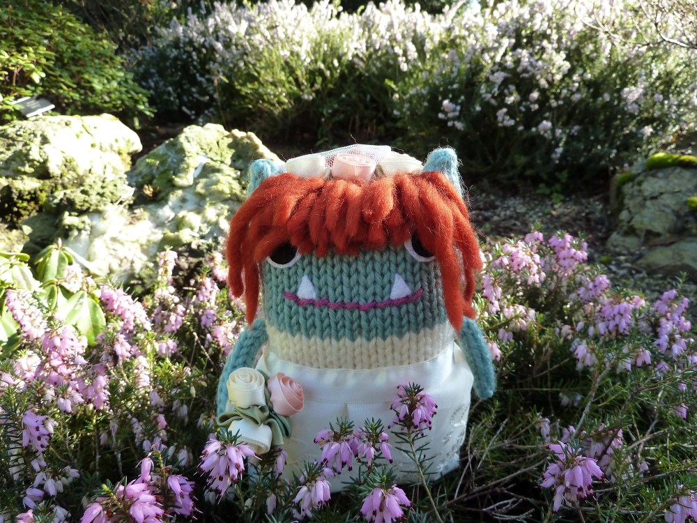 Bride Beastie in Heather - CrawCrafts Beasties