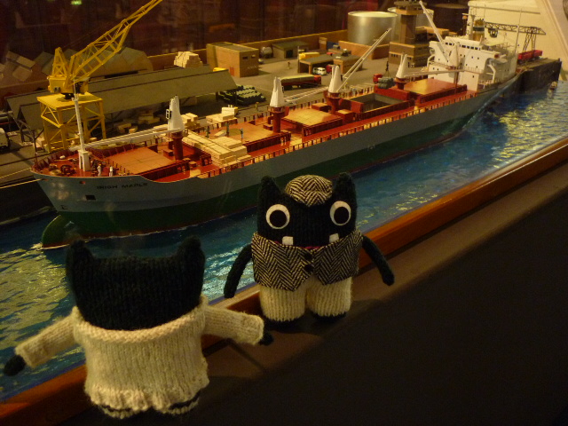 Paddy and Plunkett With Another Miniature Boat - H Crawford/CrawCrafts Beasties