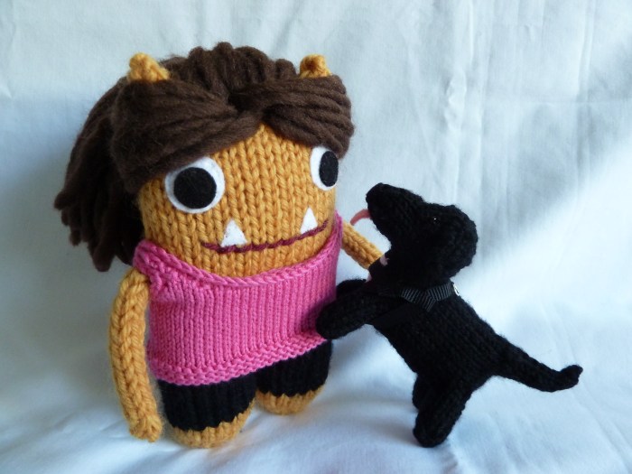 Tracy Beastie Plays With Beastiedog - CrawCrafts Beasties