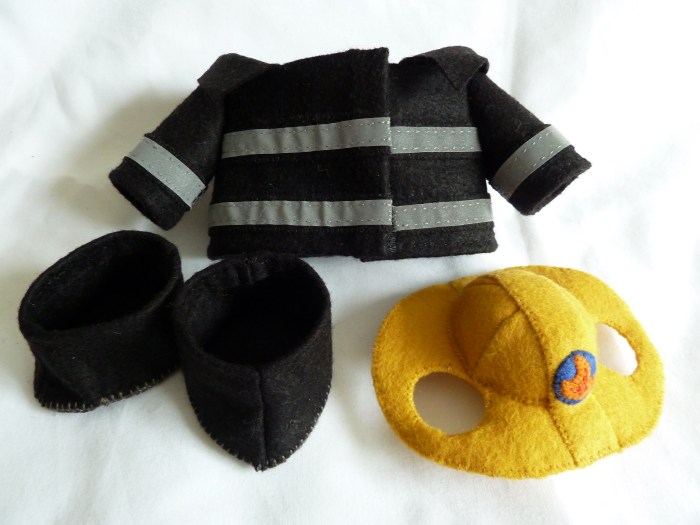 Fireman Beastie's Firefighting Wardrobe, by CrawCrafts Beasties