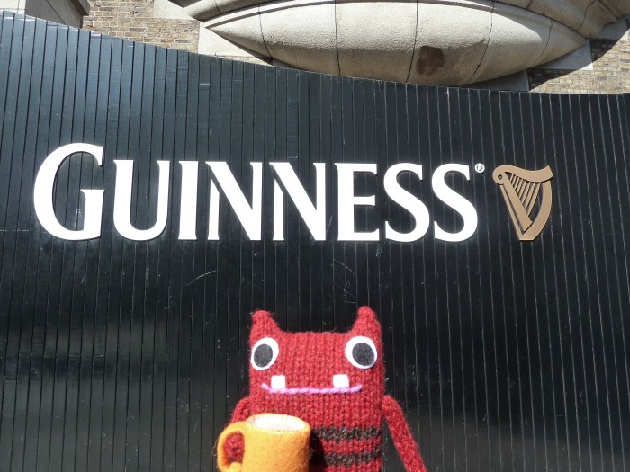 Tae Beastie at the Guinness Storehouse - CrawCrafts Beasties