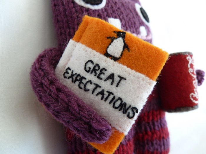 Coca-Cola Beastie's copy of Great Expectations, by CrawCrafts Beasties