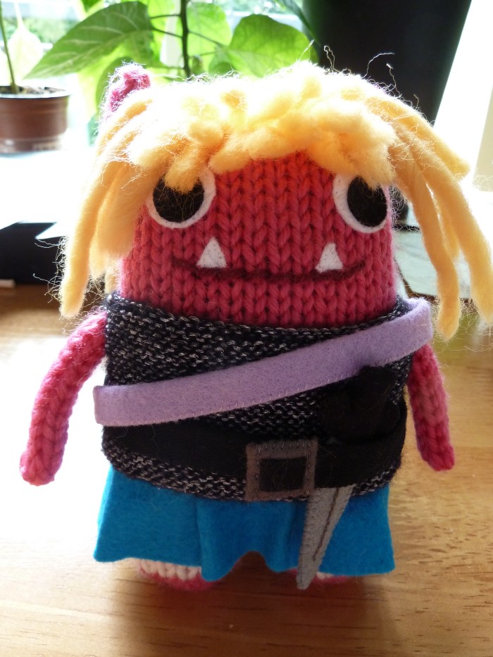 Dragon Slayer Beastie, by CrawCrafts Beasties