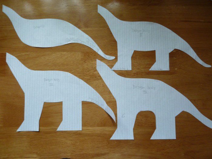 Rejected Dragon Body Templates - CrawCrafts Beasties