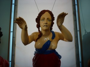 Scary Lady at the Figurehead Museum, Portsmouth - H Crawford/CrawCrafts Beasties