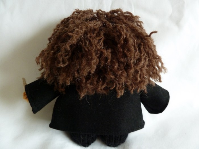 Hermione Beastie's Hair, Back View - CrawCrafts Beasties
