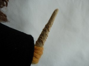 Hermione Beastie's Wand, in her paw - CrawCrafts Beasties