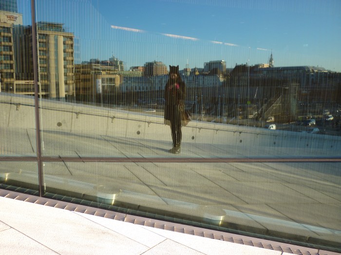 Me at the Oslo Opera House - CrawCrafts Beasties
