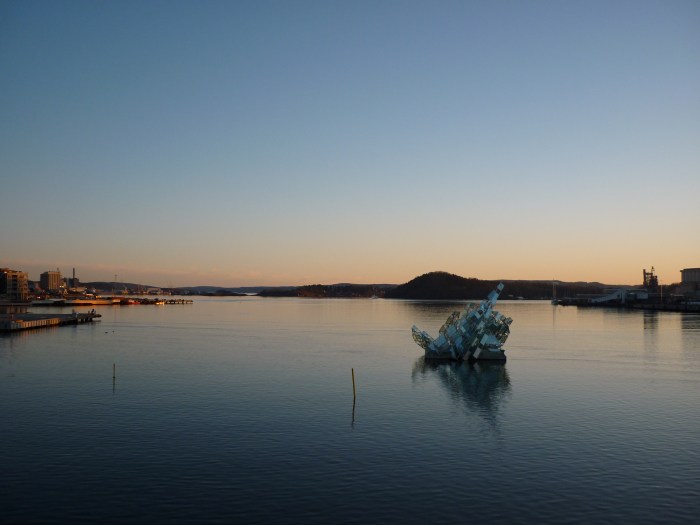 View from the Oslo Opera House - CrawCrafts Beasties