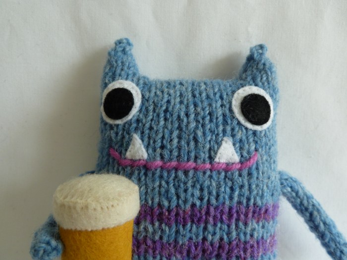 Cheers! Pint Beastie, by CrawCrafts Beasties