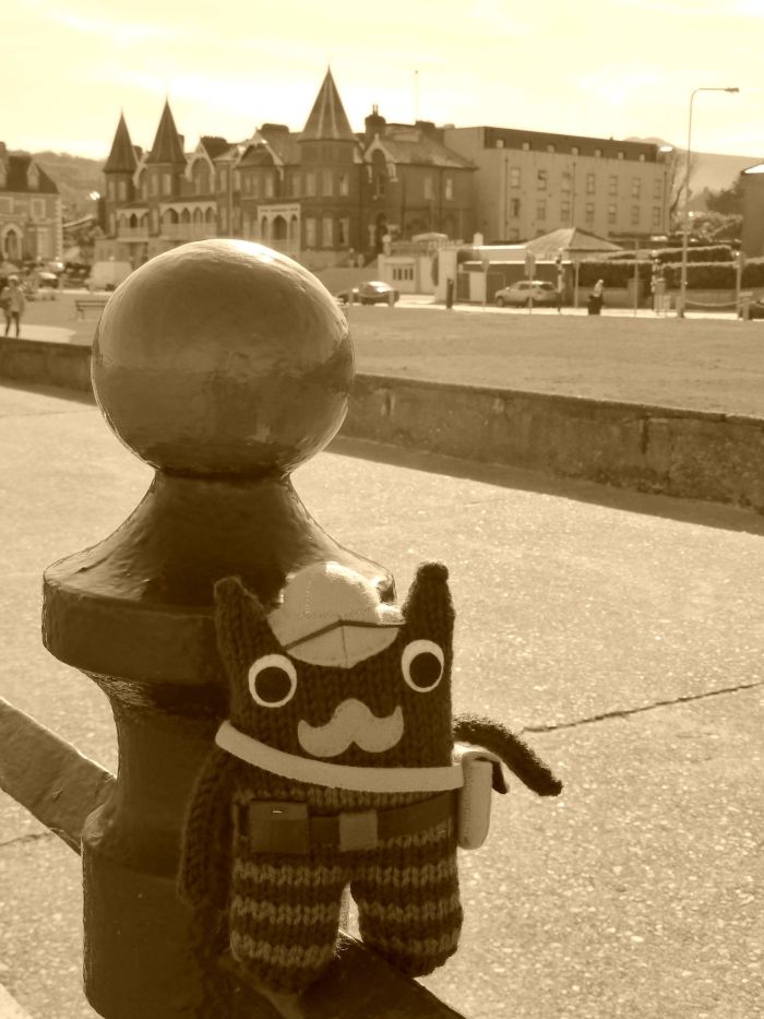 Victorian Explorer Beastie on the Promenade - CrawCrafts Beasties