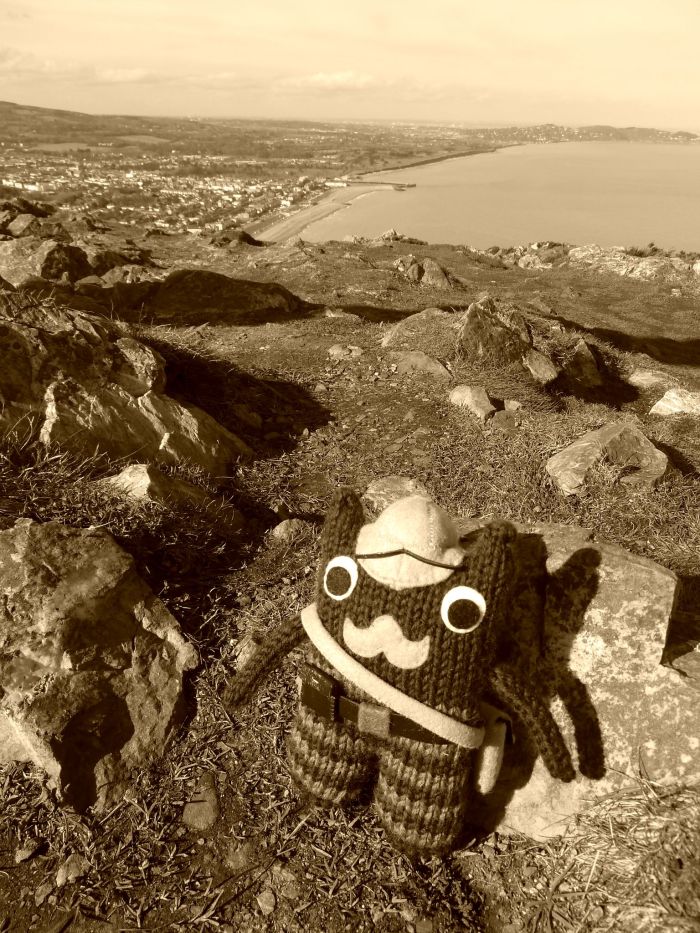 Victorian Explorer Beastie on Bray Head, by CrawCrafts Beasties