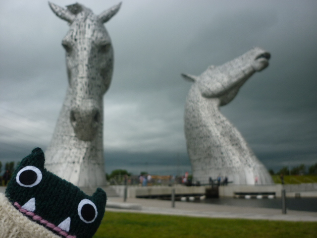Paddy at the Kelpies - H Crawford/CrawCrafts Beasties