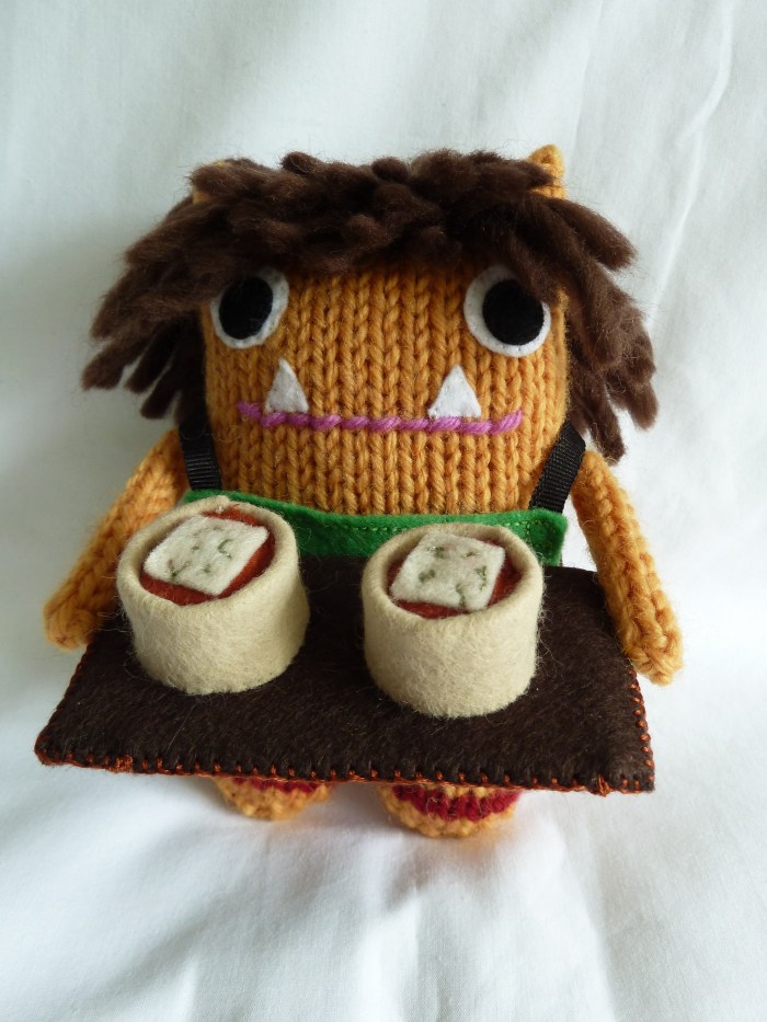 Yellow Piemaker Beastie, by CrawCrafts Beasties