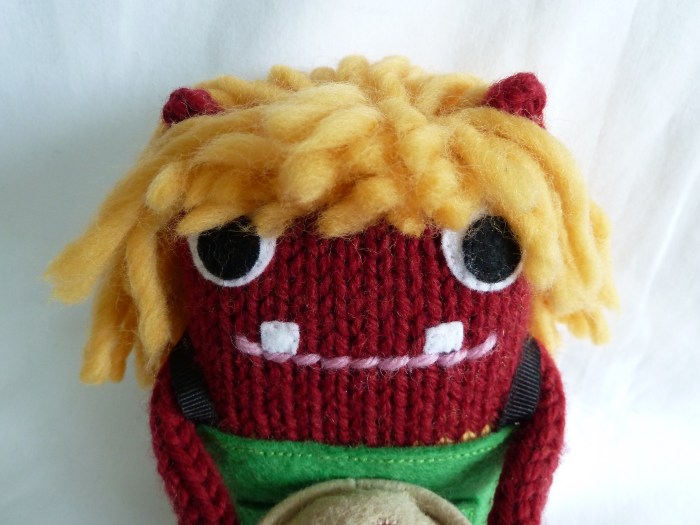 Red Piemaker Beastie - CrawCrafts Beasties