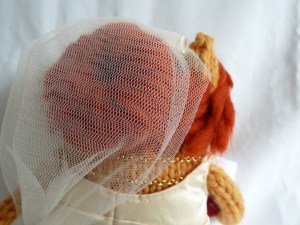 Bride Beastie's Hairdo, by CrawCrafts Beasties