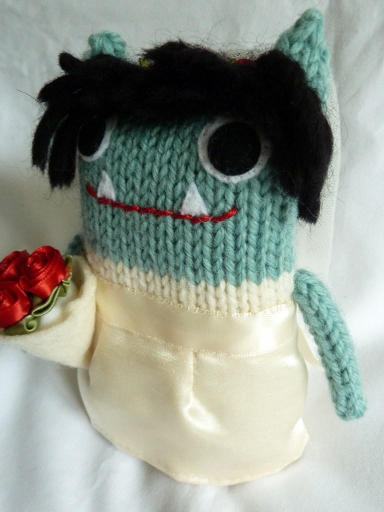 A Blue Beastie Bride, by CrawCrafts Beasties