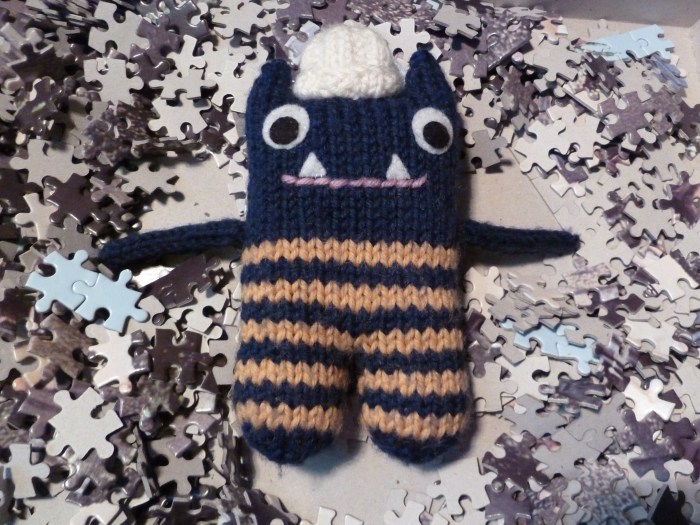 Explorer Beastie's Jigsaw Angel - CrawCrafts Beasties