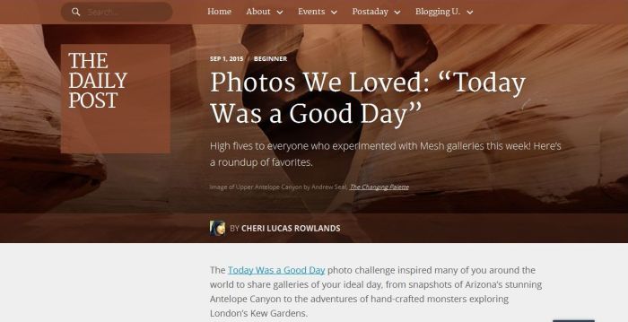 Beasties in the Daily Post! (Image taken from dailypost.wordpress.com)