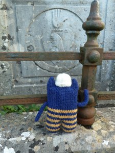 Explorer Beastie Inside the Old Church - CrawCrafts Beasties