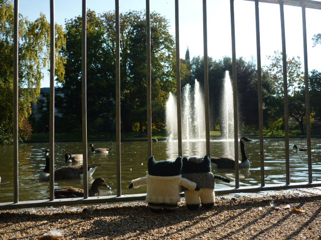 Feeding the Ducks at Jephson Gardens - H Crawford/CrawCrafts Beasties