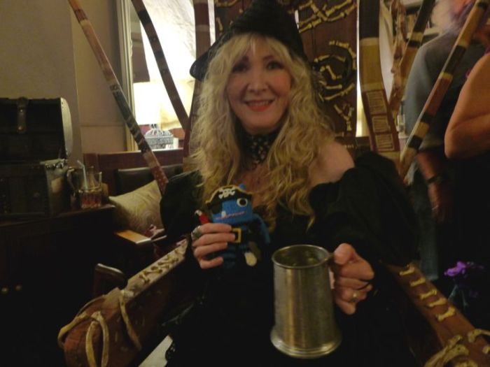 Pirate Beastie and Mysterious Lady Friend - N Rimmer/CrawCrafts Beasties