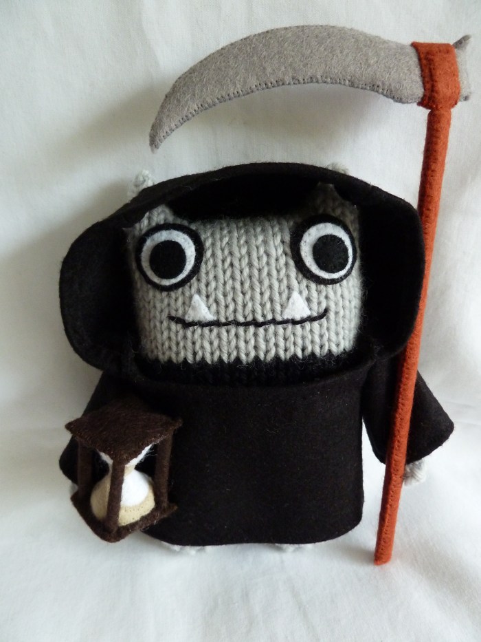 Grim Reaper Beastie with Accessories, by CrawCrafts Beasties
