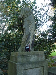 Grim Reaper Beastie in Iveagh Gardens - CrawCrafts Beasties