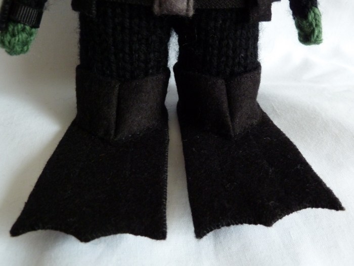 Diver Beastie's Flippers! CrawCrafts Beasties