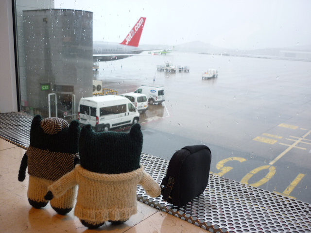 Paddy and Plunkett, Marooned at the Airport - H Crawford/CrawCrafts Beasties
