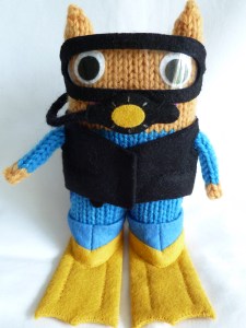 Diver Beastie in Full Kit - CrawCrafts Beasties