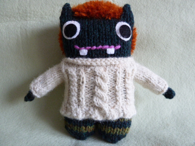 Check Out Redhead Beastie's Stripey Green Legs! CrawCrafts Beasties