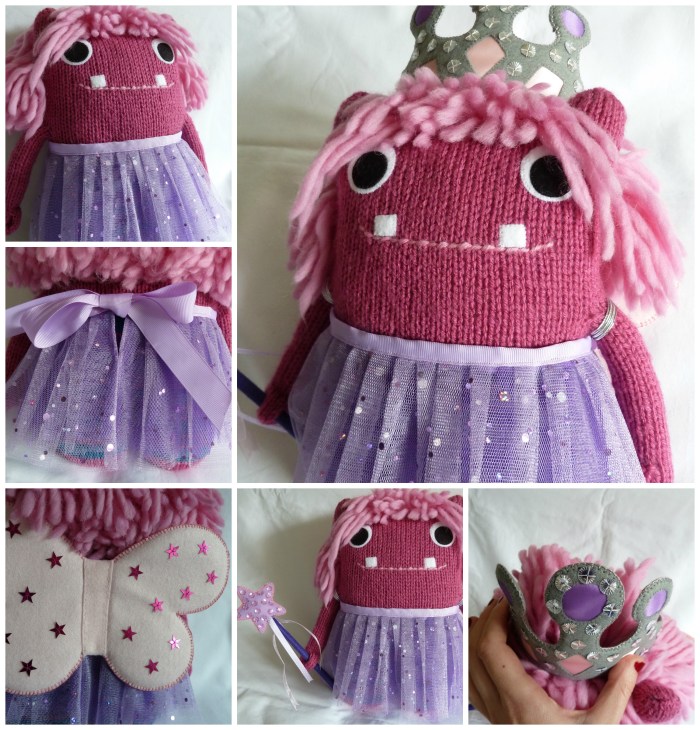 Fairy Princess Beastie Collage - CrawCrafts Beasties