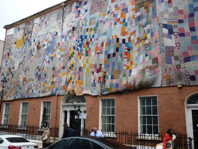 Knitted Graffiti in Derry/Londonderry - H Crawford/CrawCrafts Beasties