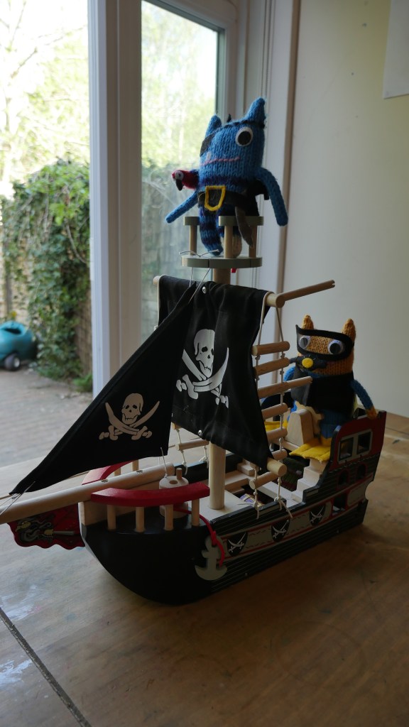 Pirate Beastie and Crew Sail Off in Search of Adventure - FocalHeart/CrawCrafts Beasties