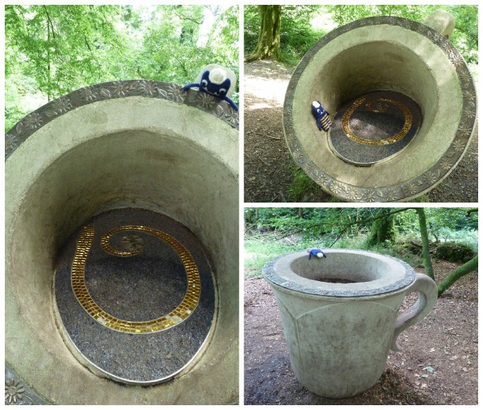 Explorer Beastie and the Giant's Teacups - CrawCrafts Beasties