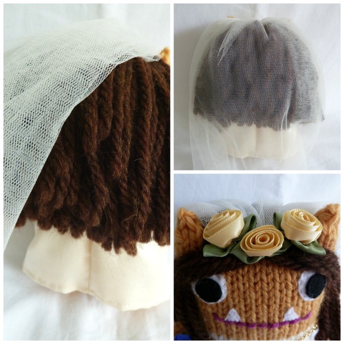 Bride Beastie's Veil, by CrawCrafts Beasties