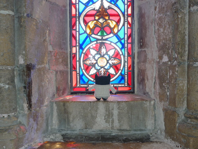 Paddy Admires the Stained Glass Windows - H Crawford/CrawCrafts Beasties
