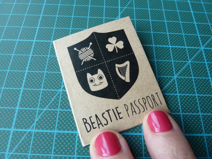 New Beastie Passport Front Cover - CrawCrafts Beasties