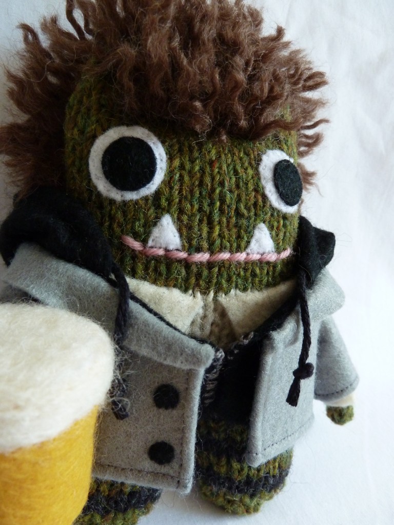 A Green Irish Monster - Obviously! CrawCrafts Beasties