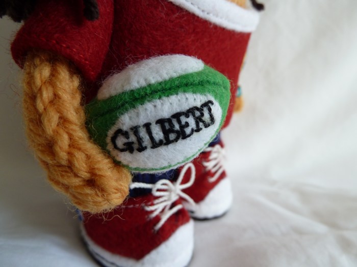 Beastie-Size Rugby Ball - CrawCrafts Beasties