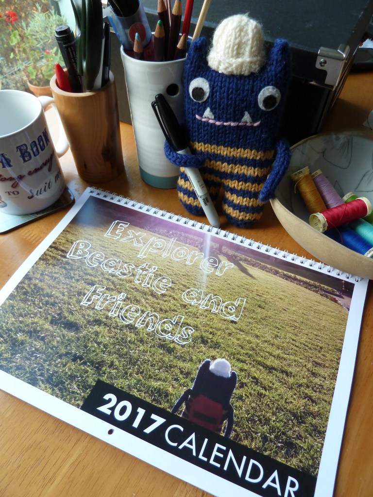 It's the 2017 Beastie Calendar! CrawCrafts Beasties