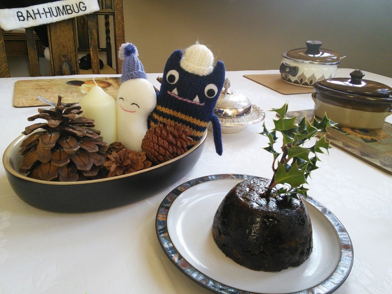 Explorer Beastie at Christmas - CrawCrafts Beasties