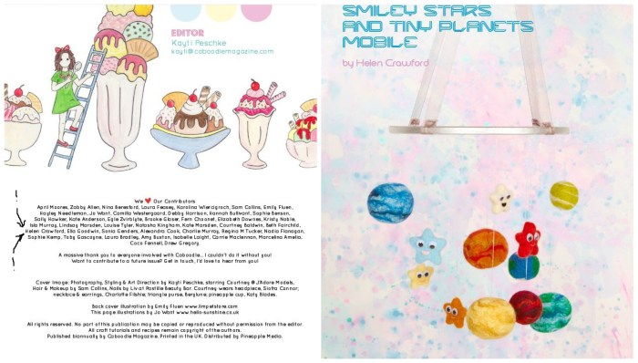 Sneak Preview - Caboodle Magazine/K Peschke/CrawCrafts Beasties